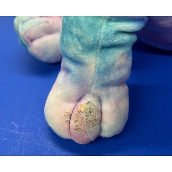 Caticorn Unicorn 2 Scoops 14" Tye Tie Dye Stuffed Plush Embroidered Eyes - Picture 4 of 6